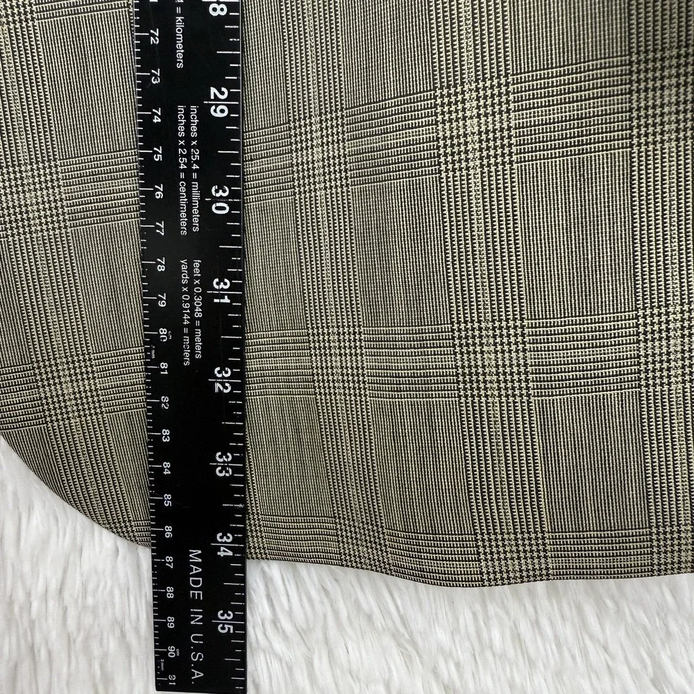 Vintage Chaps Ralph Lauren Blazer Size 42 Tall Wool Plaid Sport Coat Suit Jacket